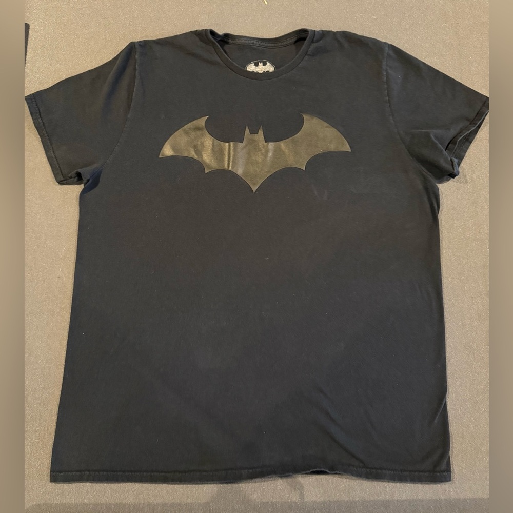 Batman Logo Black Shirt Size 2XL